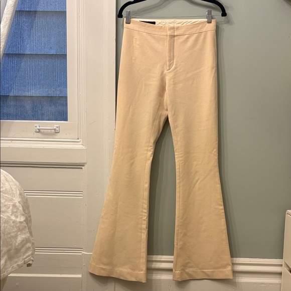 Gucci Pants - Gucci vintage wool Cream Flared trouser Pants